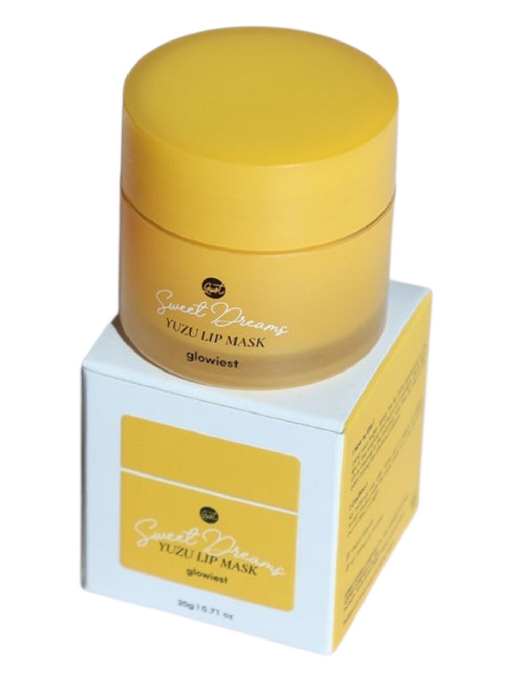 glowiest NIB Sweet Dreams Lip Oil Mask in Yuzu with 7 Botanical Oils